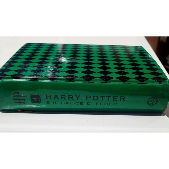 HARRY POTTER E il Calice di Fuoco Italian Hard Cover w DJ Goblet of Fire Book - Picture 8 of 12
